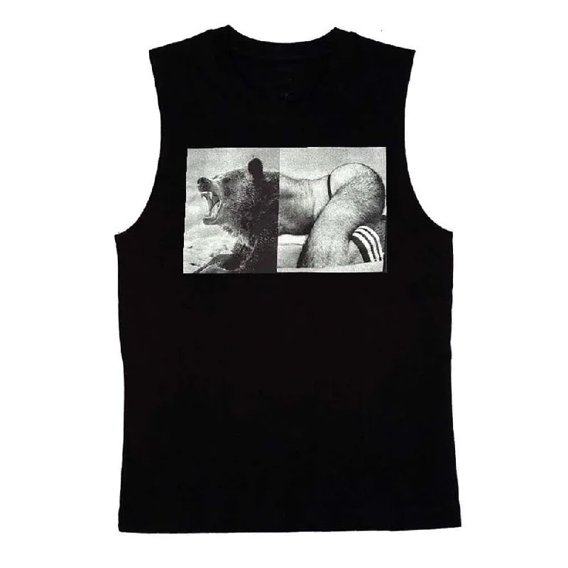 Women's Blouse for WeddingNaro Pinosa Growling Bear Sleeveless T-Shirt