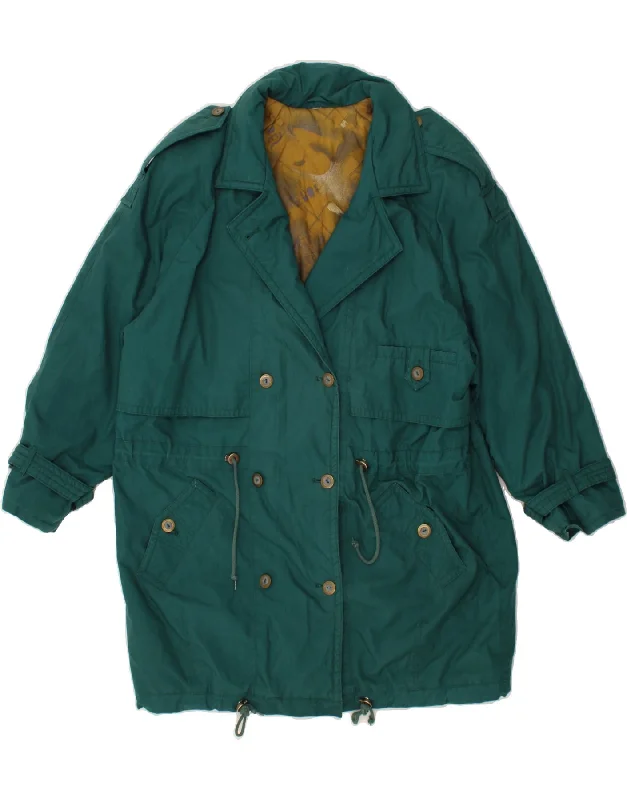 Women's PeacoatsVINTAGE Womens Utility Jacket UK 18 XL Green