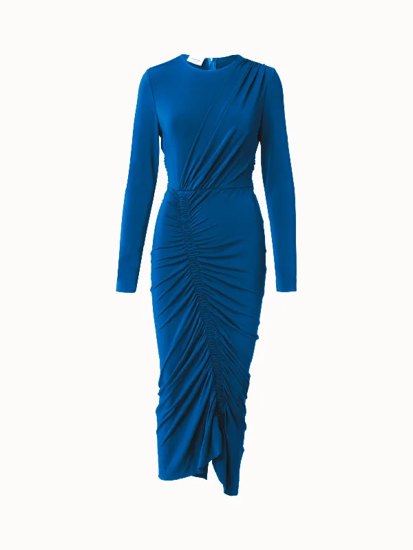 Women's Shawl Collar DressesSuper Stretch Bodycon Dress