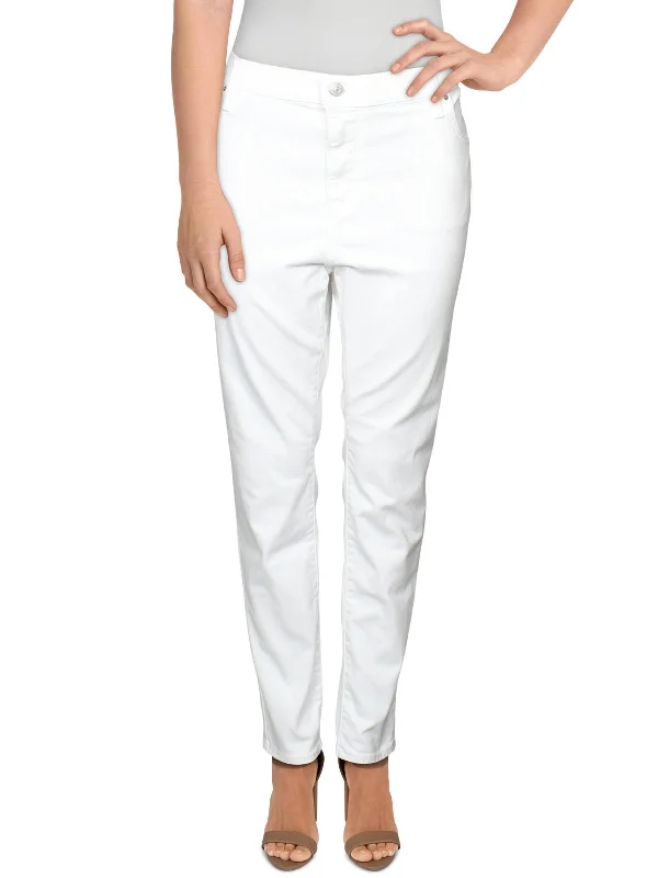 Women's Jodhpurs with Boat CollarPlus Womens Denim Solid Capri Jeans