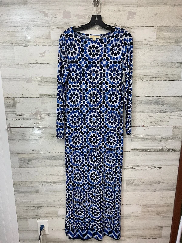 Women's Flared DressesDress Casual Maxi By Michael By Michael Kors In Blue, Size: S