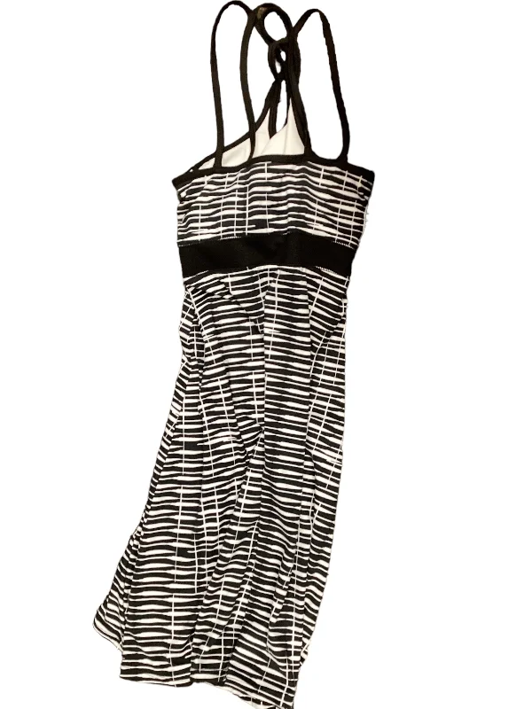 Women's Collarless DressesBlack & White Athletic Dress Lola, Size S