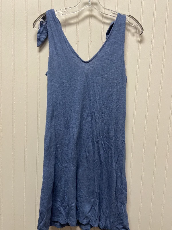 Women's Sweetheart-Neck DressesBlue Dress Casual Short Lucky Brand, Size S