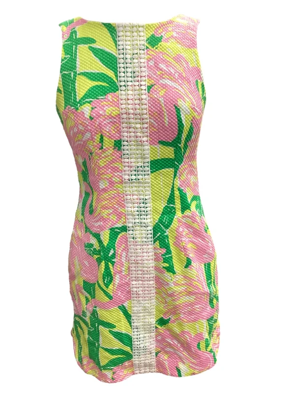 Women's Turtleneck DressesMulti-colored Dress Casual Short Lilly Pulitzer, Size 4