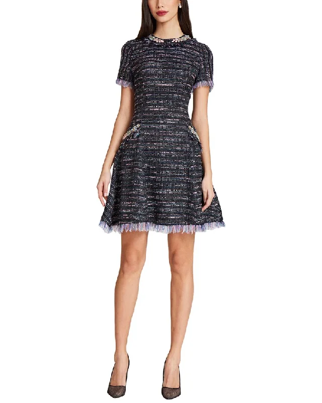 Women's High Collar DressesTeri Jon by Rickie Freeman Special Occasion Short Printed Dress