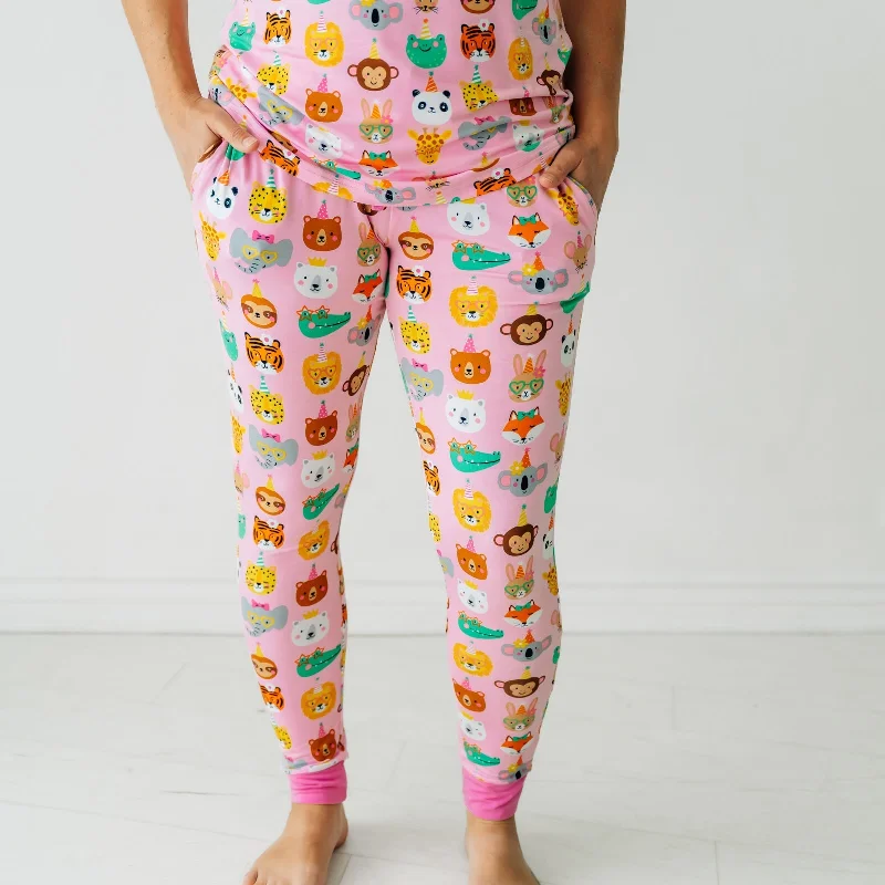 women's pajamas for those who seek ultimate relaxationPink Party Pals Women's Pajama Pants