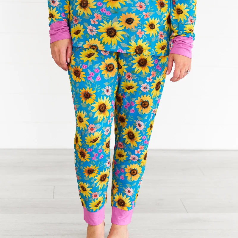 women's pajamas with adjustable strapsSunflower Fields Women's Pajama Pants