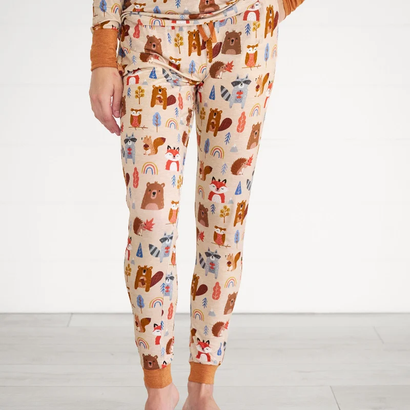 cozy women's flannel pajamasWoodland Friends Women's Pajama Pants